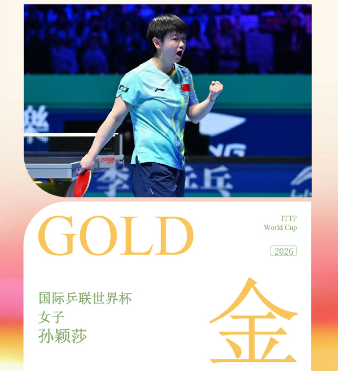 澳门世界杯积分排名更新 孙颖莎领跑覃予萱飙升
