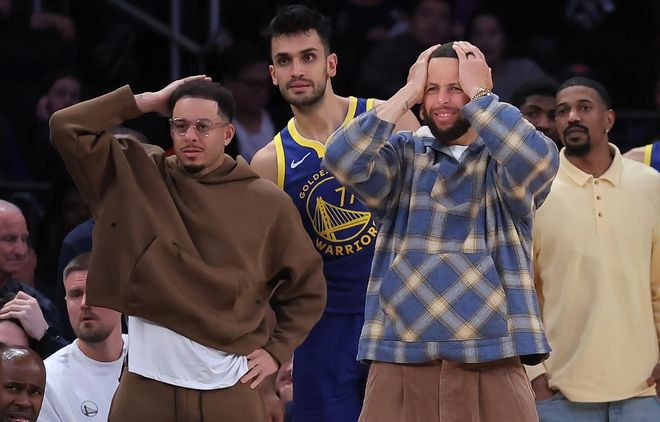 金州勇士客场负于尼克斯遭遇五连败 库里表态仍